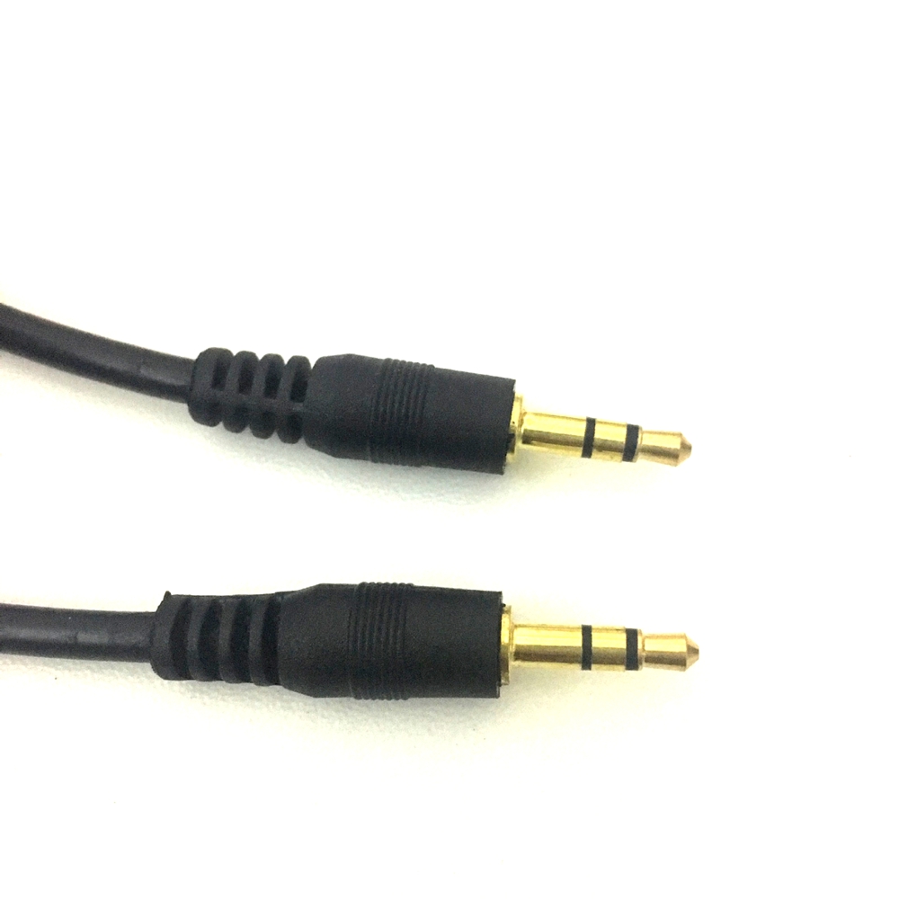 3.5mm Jack to Jack Aux Cable STEREO Audio Auxiliary Lead PC Car GOLD 