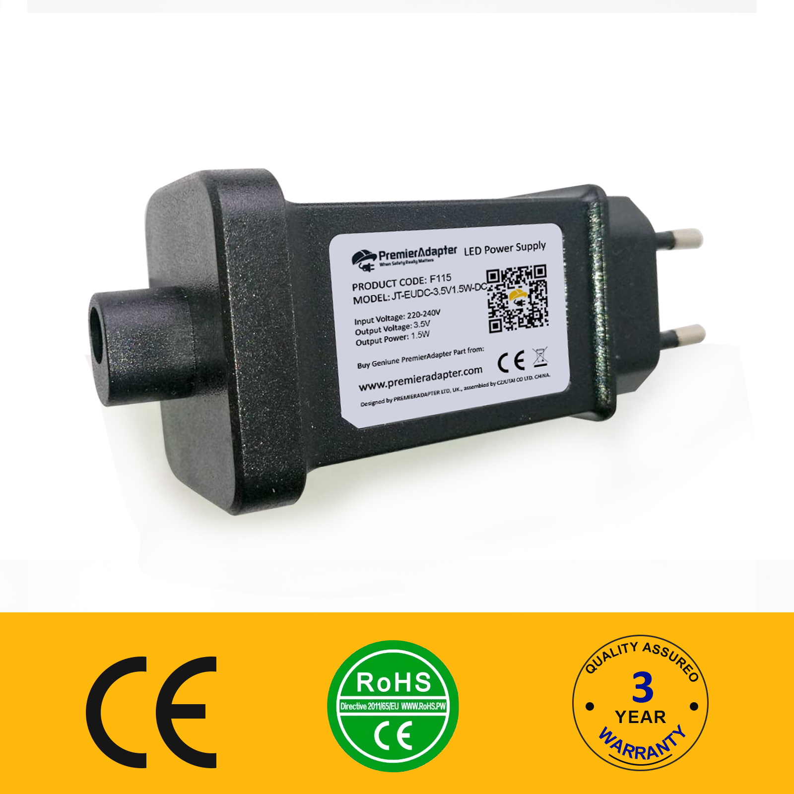 PremierAdapter Power Supply For CZJUTAI JT-EL/FC240V0300-C 24V7.2W /6W /4.5W /3.6W For Christmas Lighting,String Light, Projector Light, Lawn Lamp, Inflatable Device